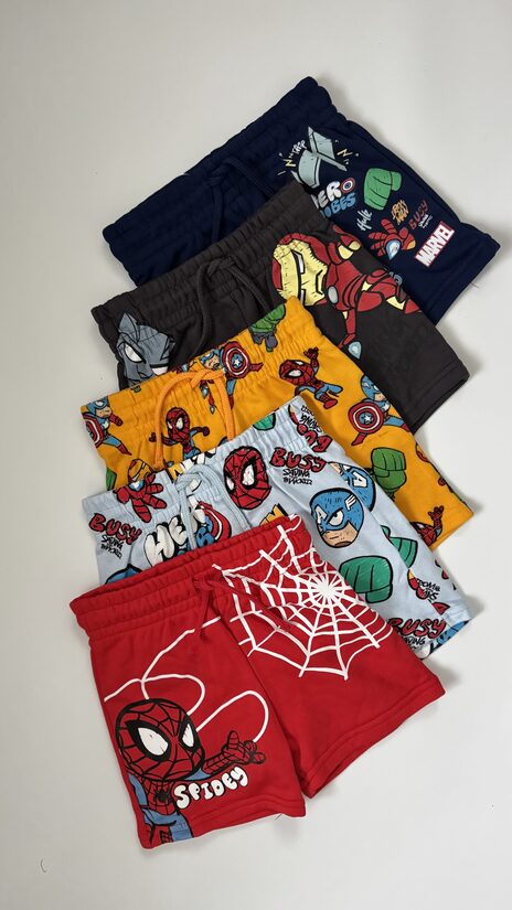 5 gab. šorti “Spider man”