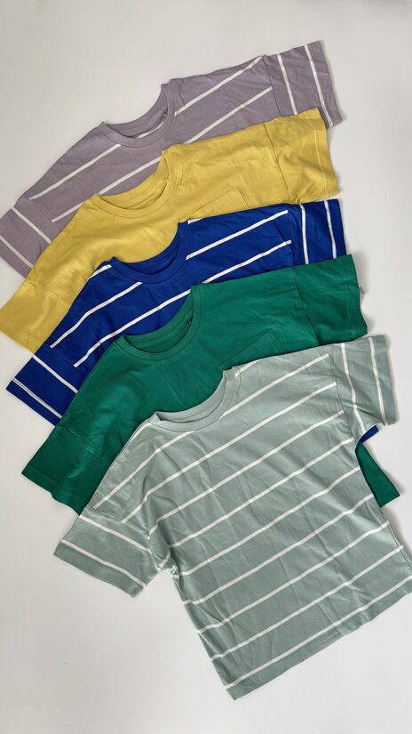 5 gab. T-krekli “Svītras”