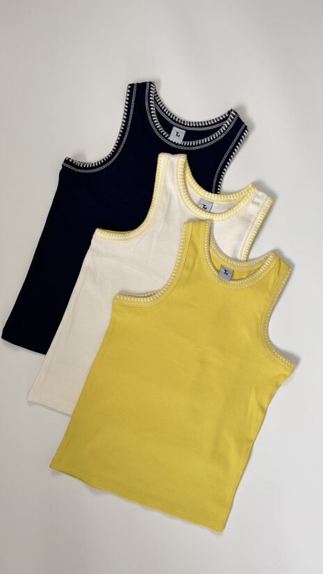 3 gab. bezroku ribbed krekliņi