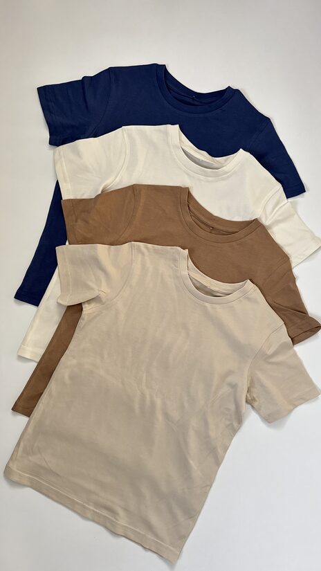 4 gab. kokviknas T-krekli 