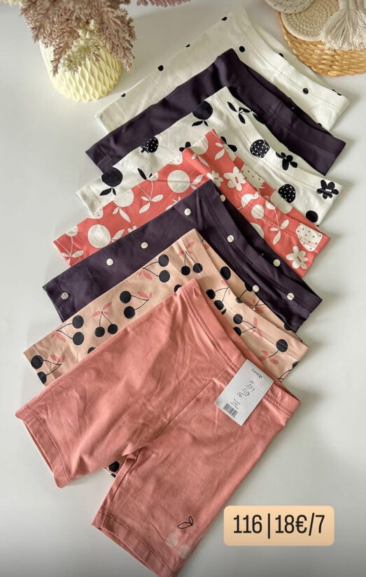 7 gab. legingšorti “Ķirsīši”