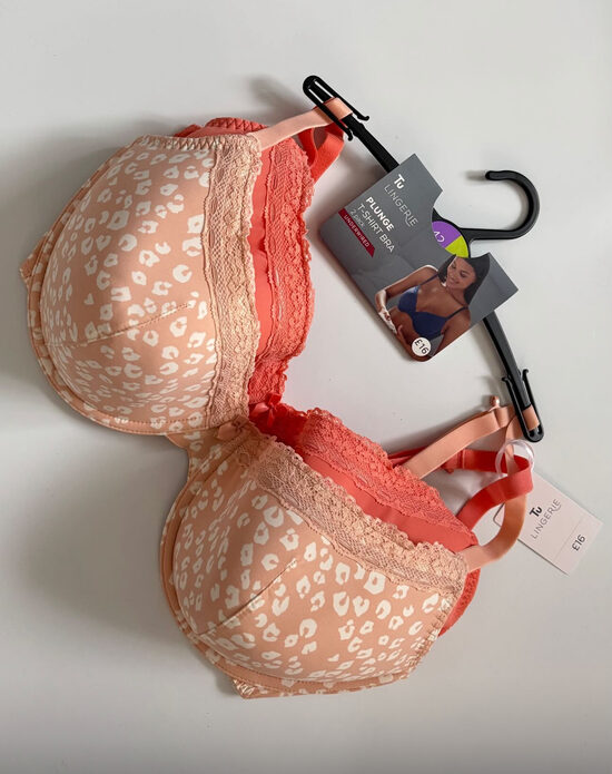 2 gab. T-shirt krūšturi “Peach”