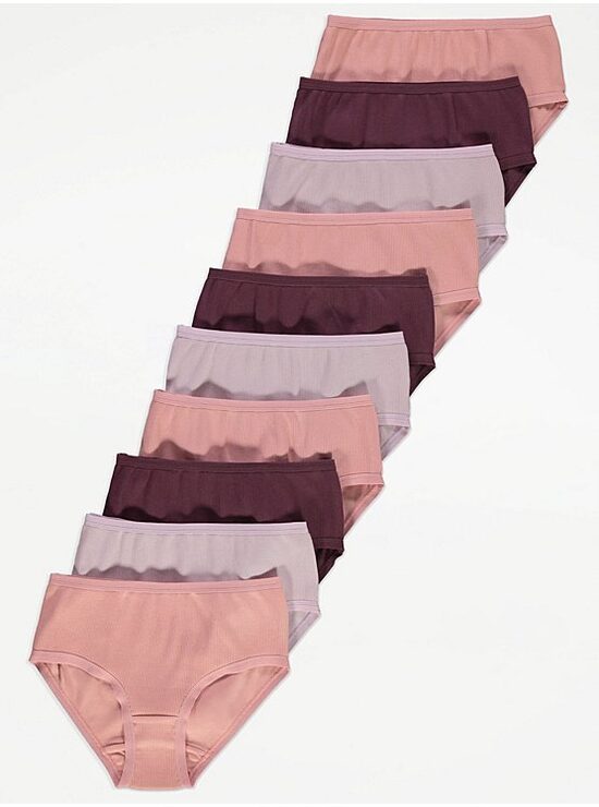 10 gab. ribbed apakšbikses “Purple”