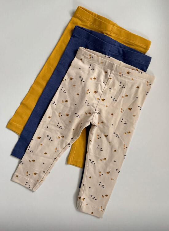 3 gab. kokvilnas legingi 