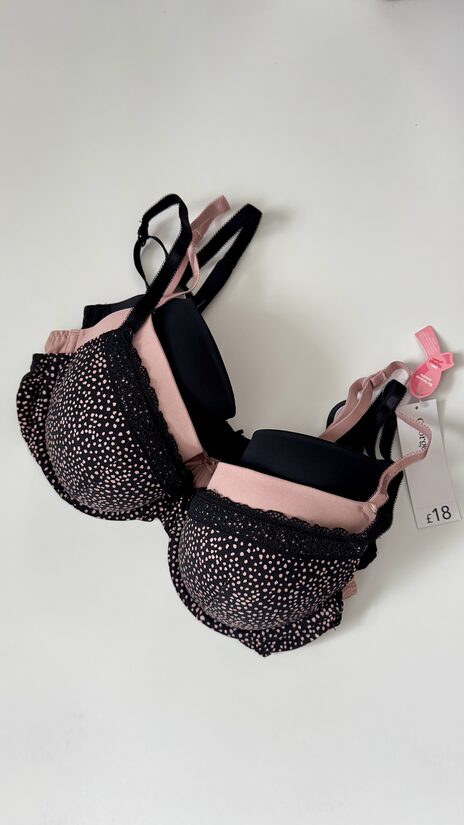 3 gab. T-shirt krūšturi “Punktiņi”