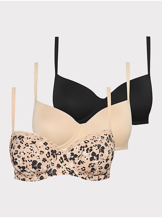 3 gab. Balcony krūšturi “Leopards”