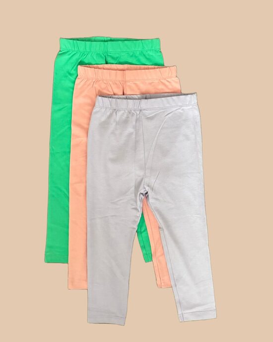 3 gab. pastel legingi 