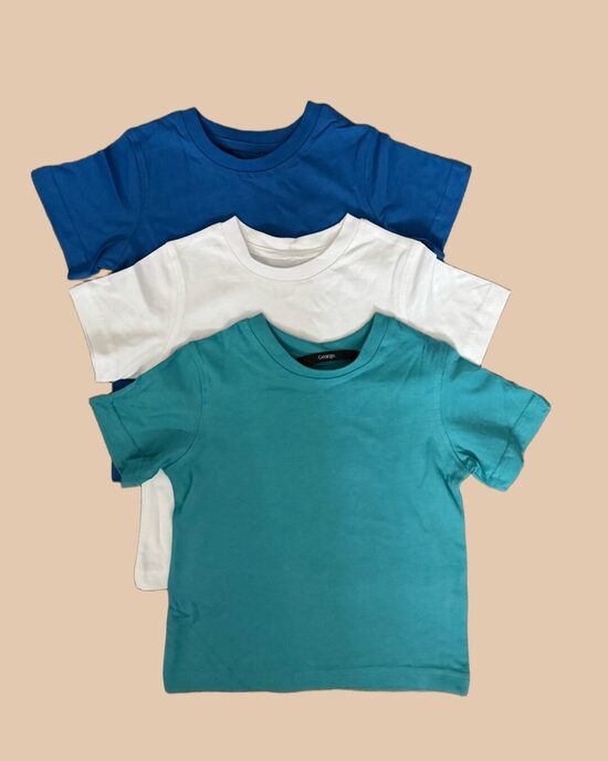 3 gab. vienkrāsaini T-krekli