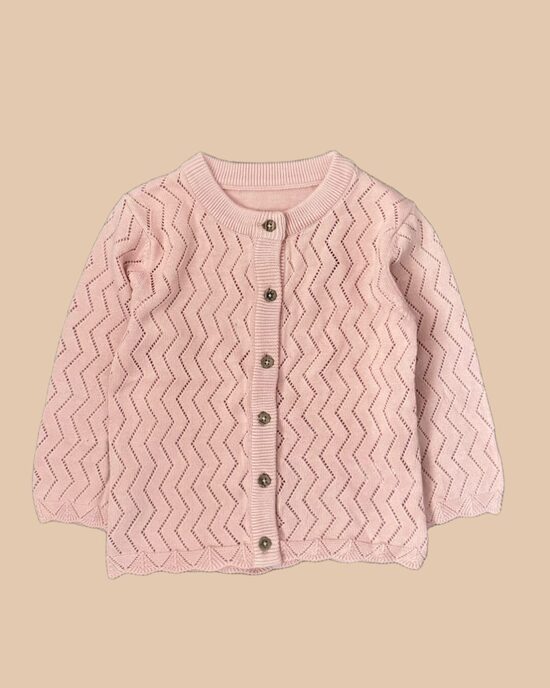 Rozā jaka ar rakstu