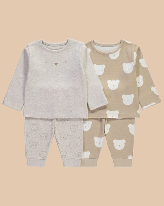 2 gab. garās pidžamas “Teddy”