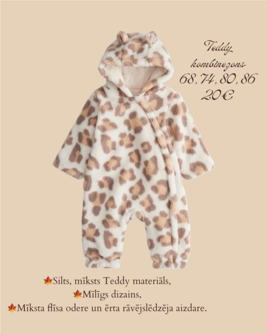 Teddy silts kombinezons 