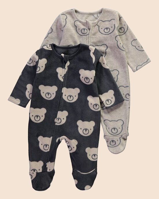 2 gab. siltie flīsa zip “Lācīši”