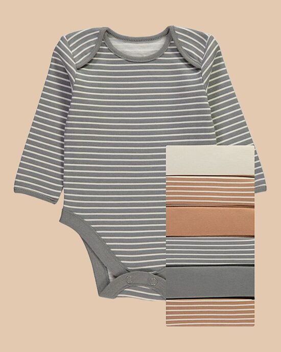 7 gab. kokvilnas garroku bodiji 