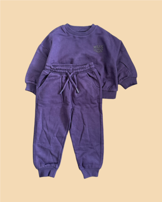 Brīvā laika unisex  kostīms Tumši violets 