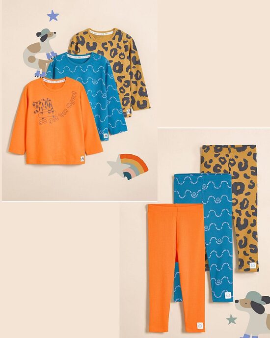 Komplekts košos dizainos