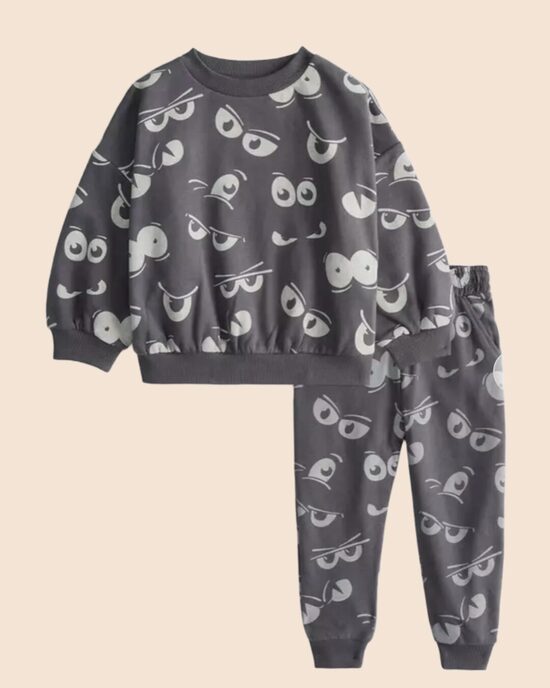 Tumsā spīdošs kostīms “Acis”