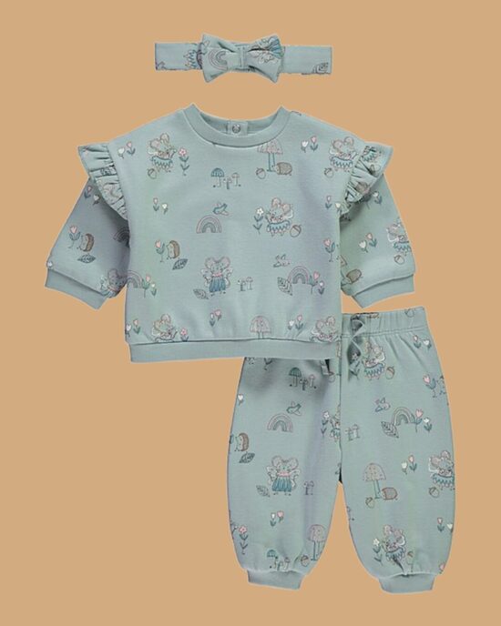 Mint toņa komplekts “Pelītes”