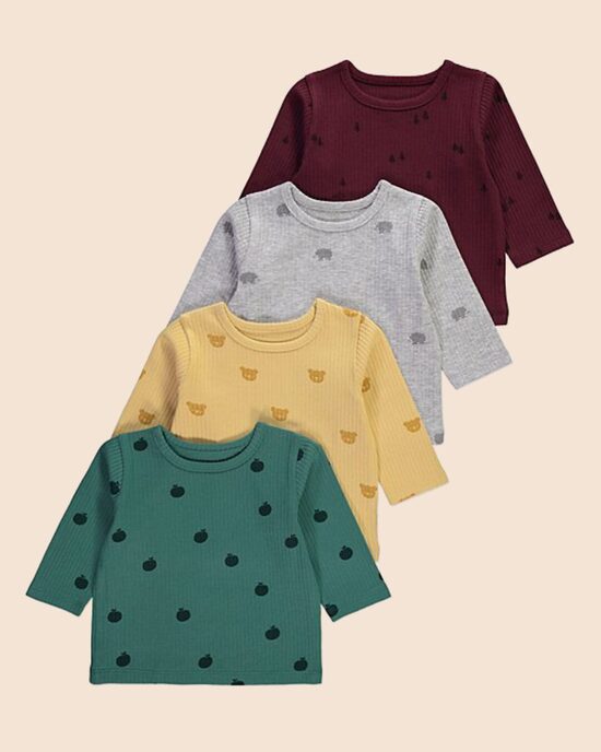 4 gab. Ribbed garroku krekliņi