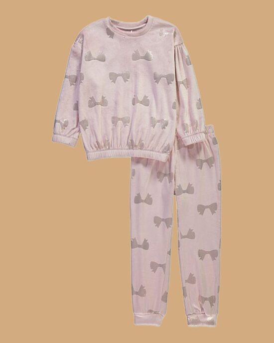 Pūderrozā velūra pidžama 