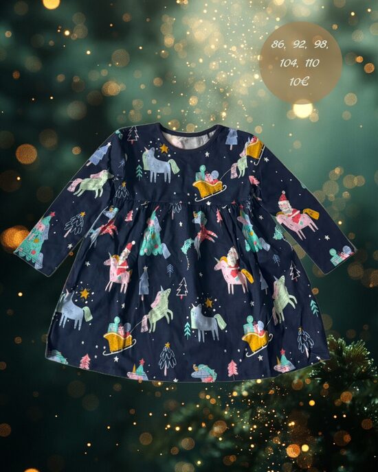 Tumši zila kokvilnas kleita 