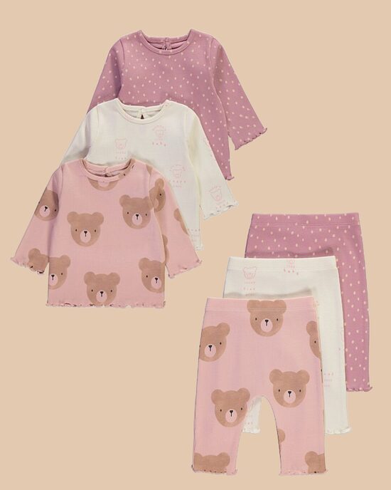 3 gab. ribbed kostīmi “Lācīši”