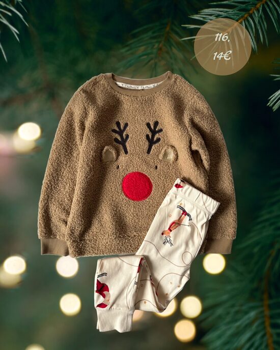 Pidžama/kostīms ar briedi 