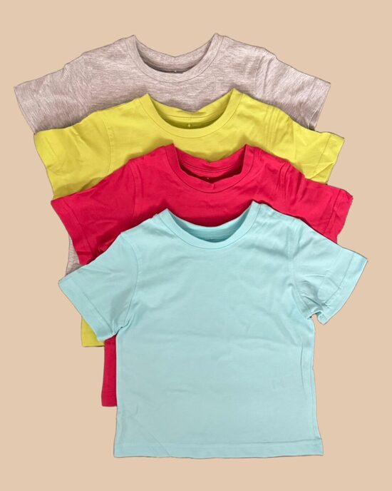 4 gab. vienkrāsaini T-krekli