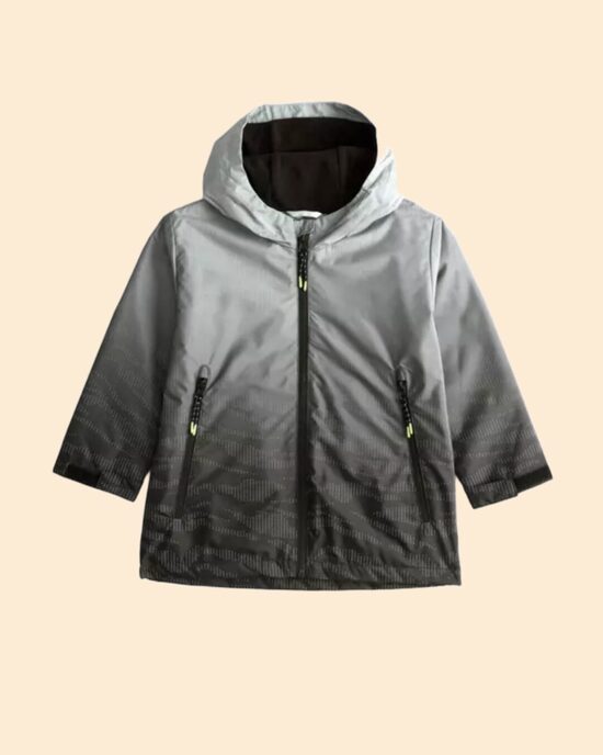 Pelēka ombre vējjaka 