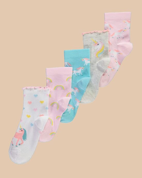 5 gab. zeķes “Vienradži”