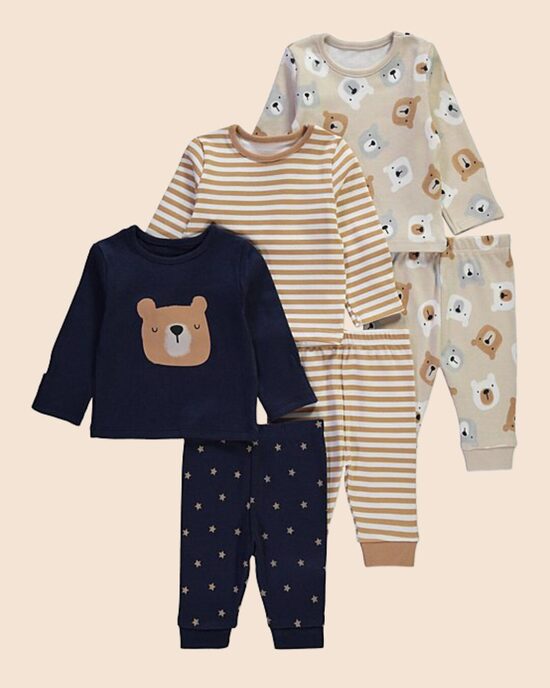 3 gab. garās pidžamas “Lācīši”