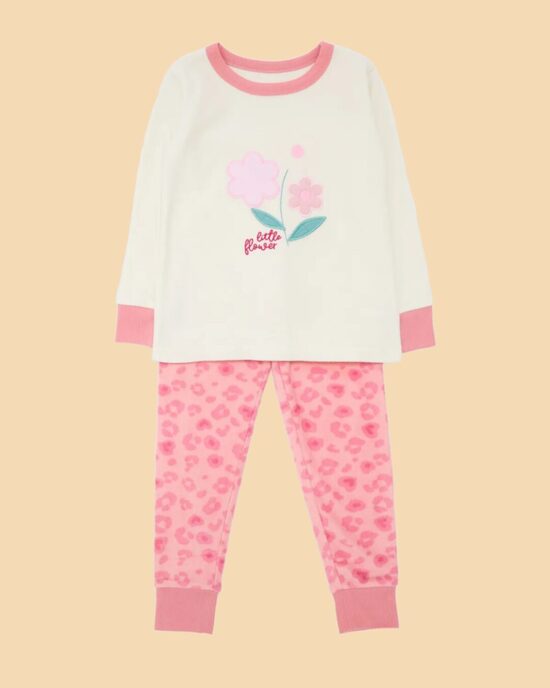Flīsa pidžama “Puķes”
