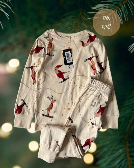 Gaiša kokvilnas pidžama 