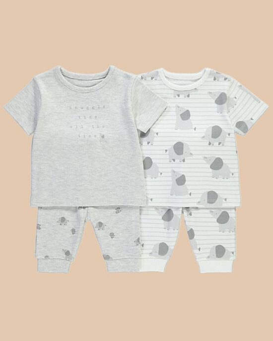 2 gab. kokvilnas pidžamas “Zilonīši”